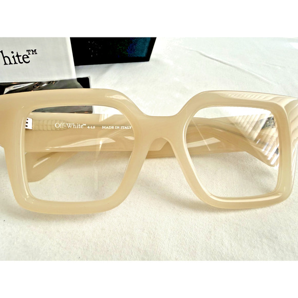 Off-White Eyeglasses OERJ07R STYLE 7R 6100 Havana 50 21 145 NEW BEIGE main image 9